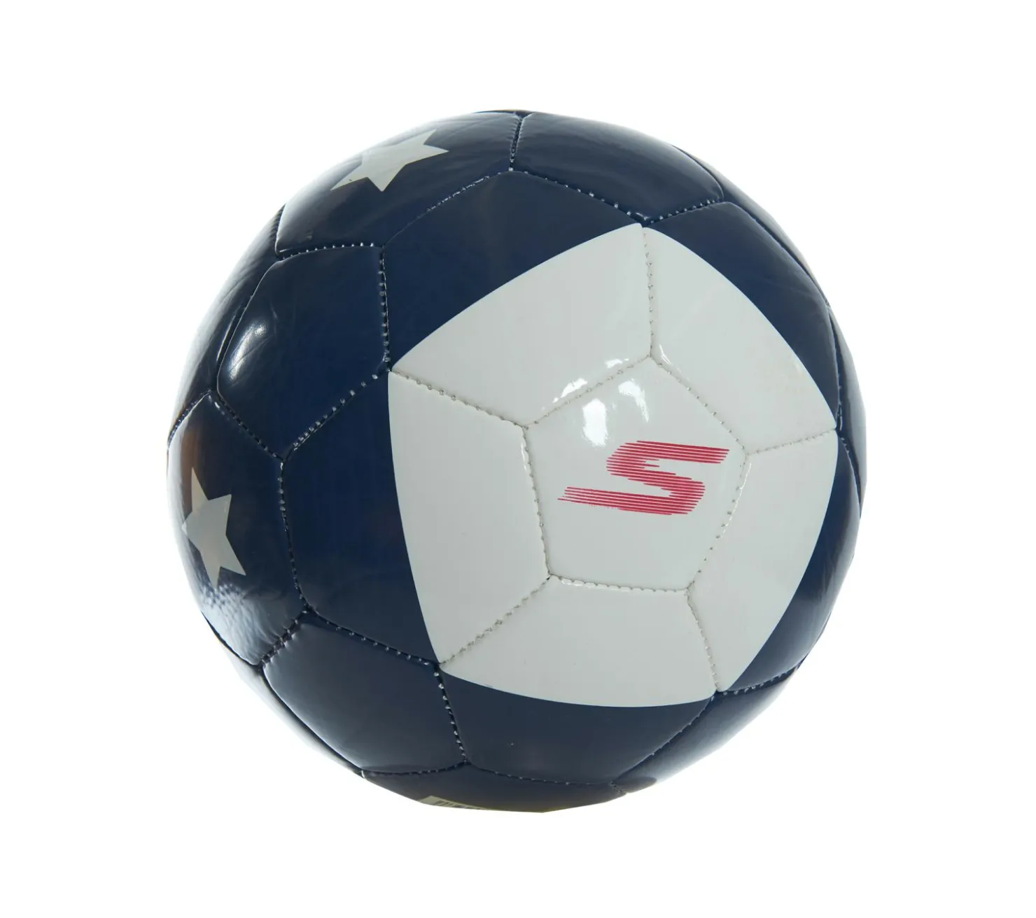 Sporting Goods|Accessories<SKECHERS USA Size 5 Soccer Ball BLUE / RED