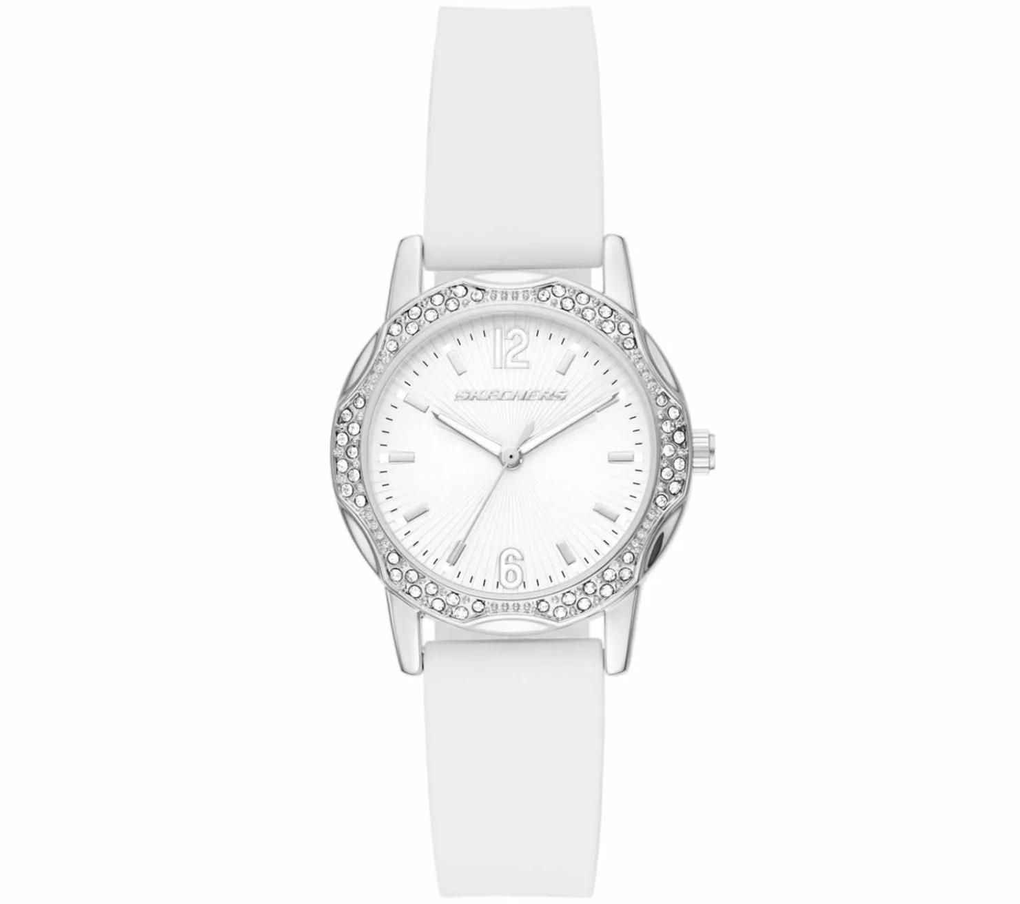 Watches|Accessories<SKECHERS Vanowen LD Glitz Watch WHITE