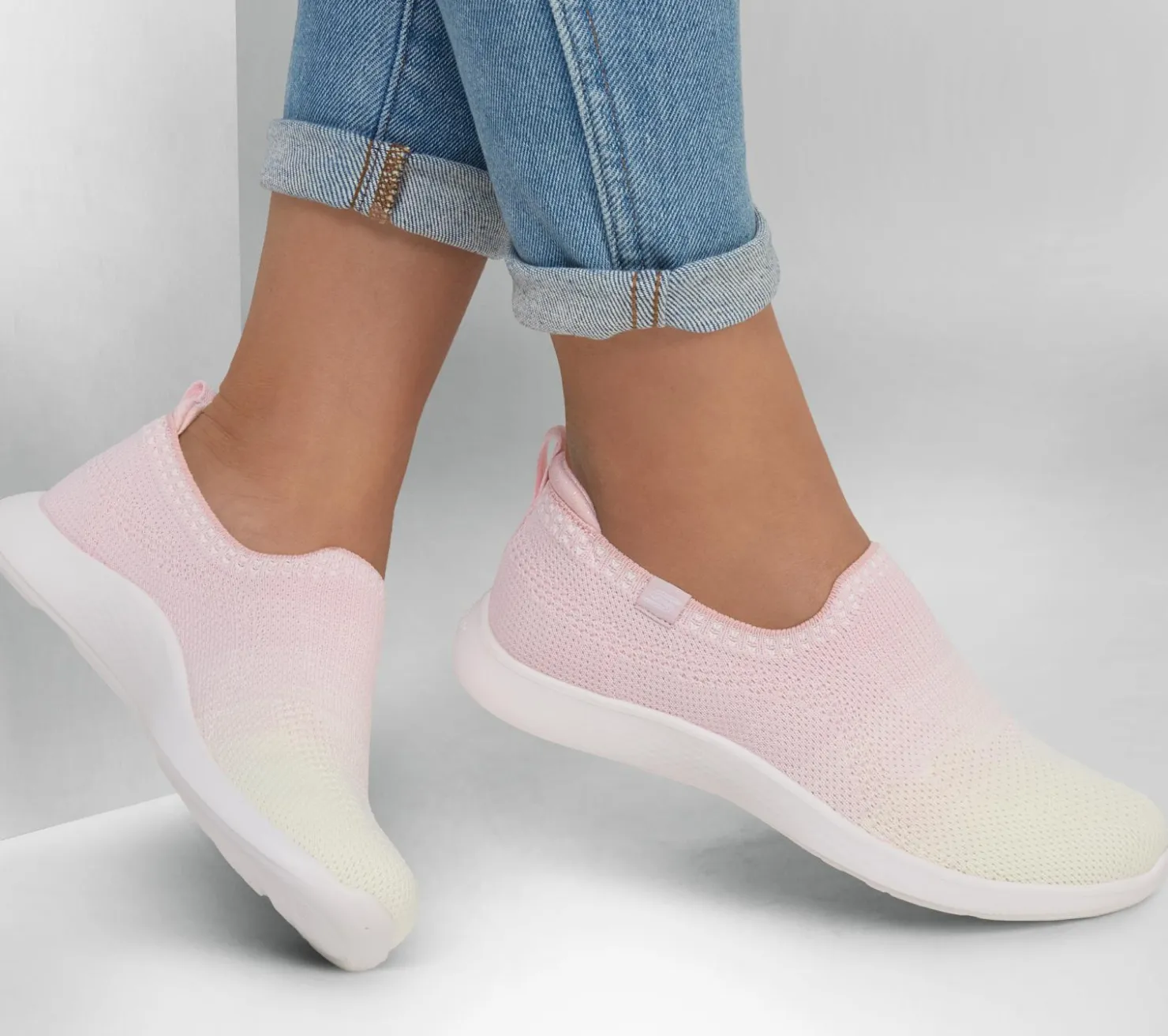 Slip-Ons|Casual Sneakers<SKECHERS Vapor Foam Lite - Sway LIGHT PINK
