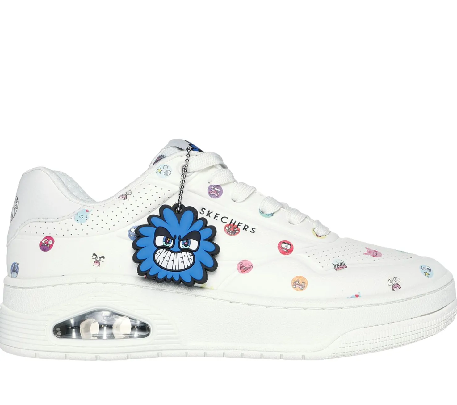 Lace Up|Casual Sneakers<SKECHERS Vexx: Uno Court - Vexx Multi-Moji WHITE / MULTI