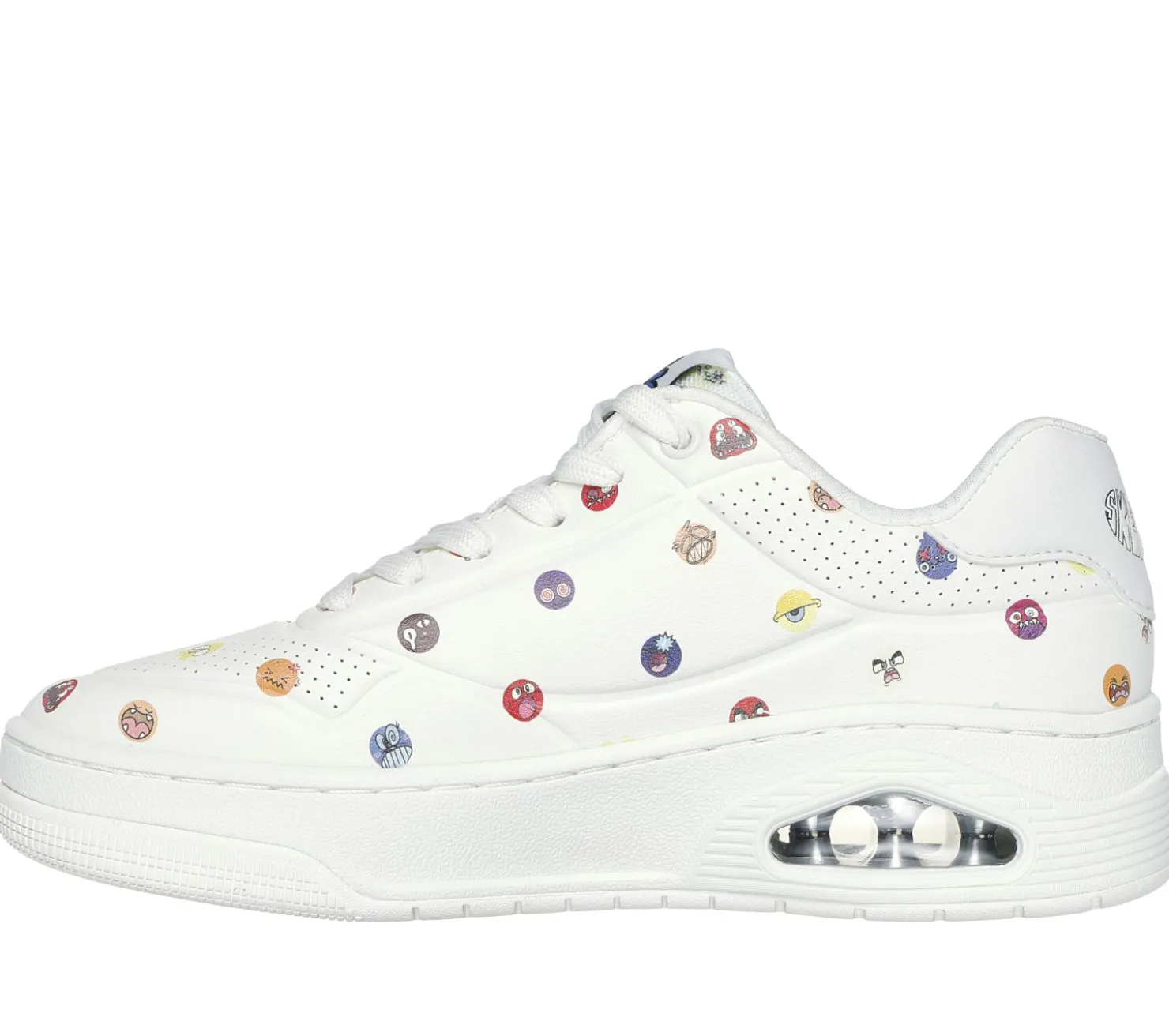 Lace Up|Casual Sneakers<SKECHERS Vexx: Uno Court - Vexx Multi-Moji WHITE / MULTI
