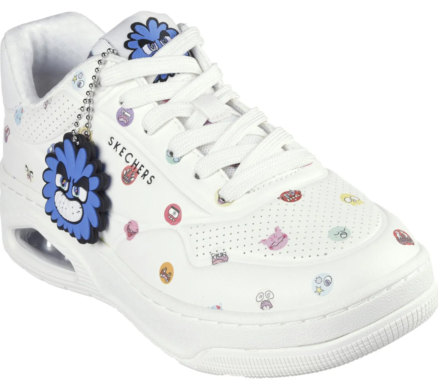 Lace Up|Casual Sneakers<SKECHERS Vexx: Uno Court - Vexx Multi-Moji WHITE / MULTI
