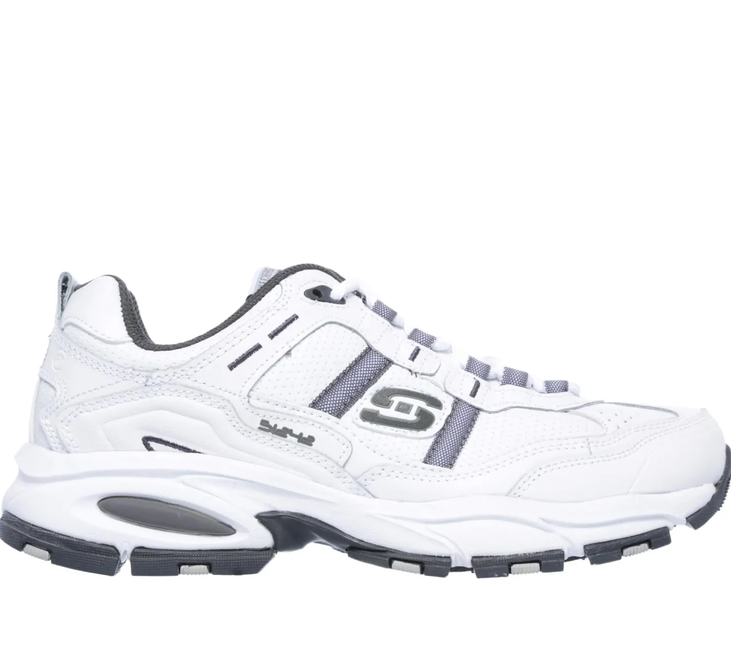 Lace Up<SKECHERS Vigor 2.0 - Serpentine WHITE / CHARCOAL
