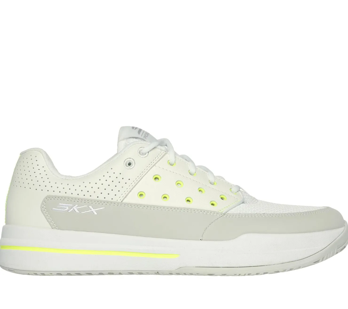 Lace Up|Athletic Sneakers<SKECHERS Viper Court Luxe WHITE / NATURAL