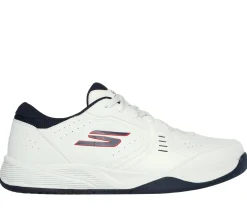 Lace Up|Athletic Sneakers<SKECHERS Viper Court Smash WHITE / NAVY