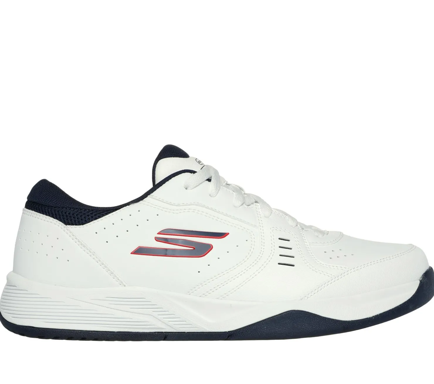 Lace Up|Athletic Sneakers<SKECHERS Viper Court Smash WHITE / NAVY