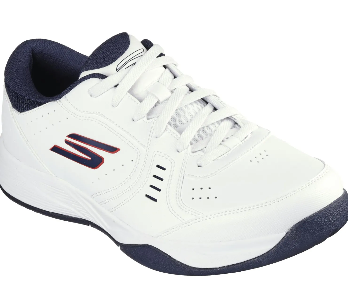 Lace Up|Athletic Sneakers<SKECHERS Viper Court Smash WHITE / NAVY
