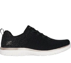 Slip-Ons|Casual Sneakers<SKECHERS Virtue - Lucent BLACK / ROSE GOLD