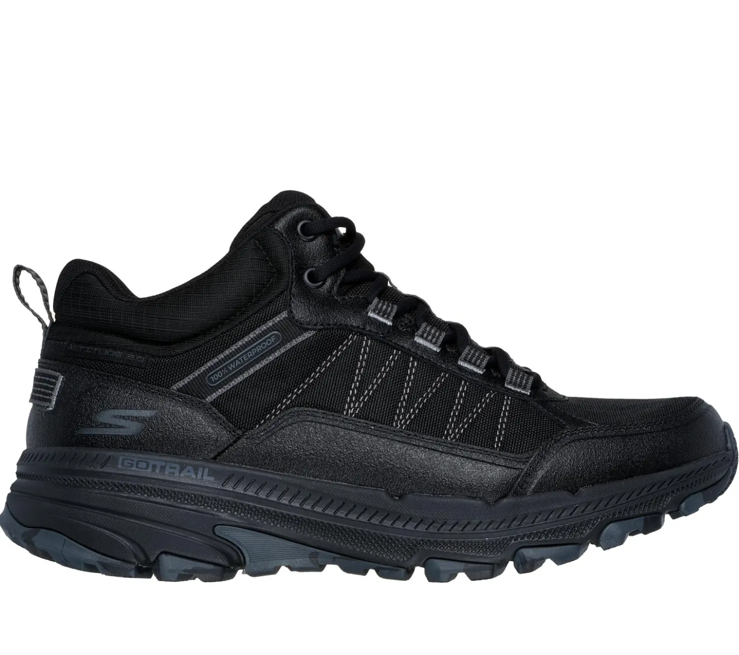 Lace Up|Athletic Sneakers<SKECHERS Waterproof: GO RUN Trail Altitude 2.0 - Splashproof BLACK / CHARCOAL