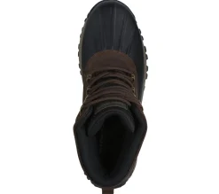 Boots<SKECHERS Waterproof Relaxed Fit: Trekson - Wilder CHOCOLATE / BLACK