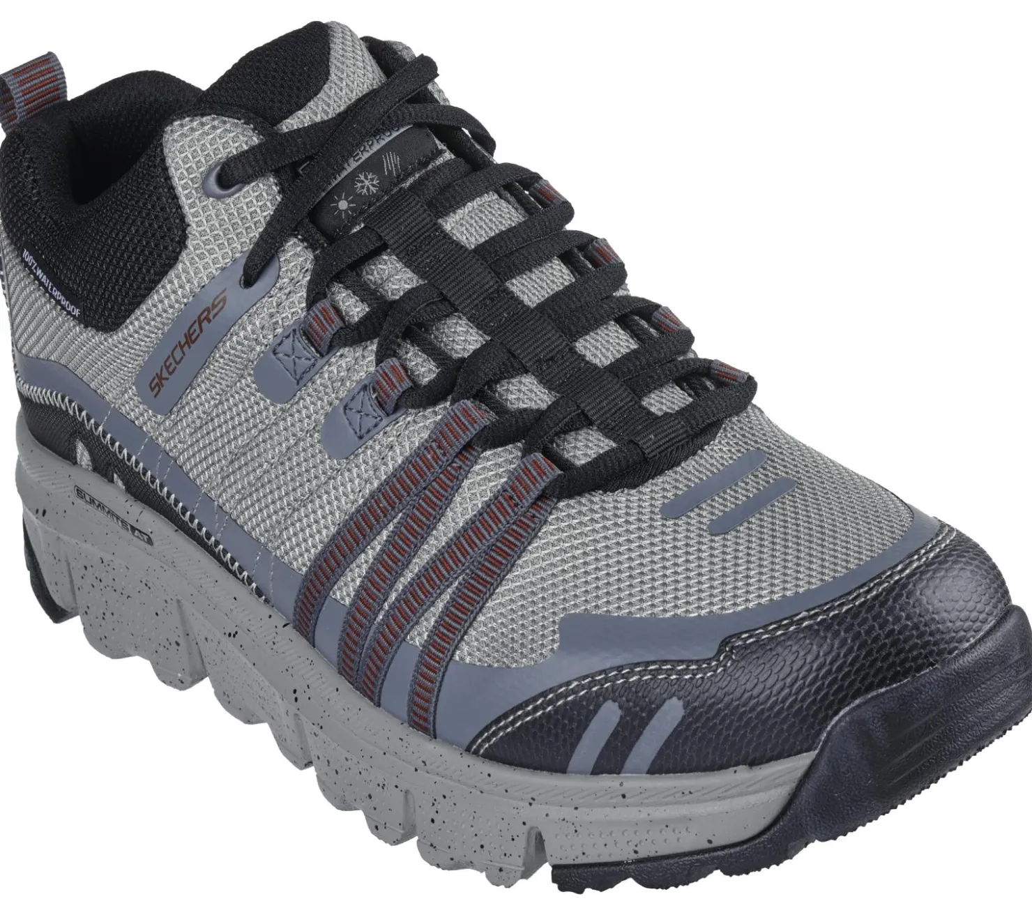 Lace Up|Athletic Sneakers<SKECHERS Waterproof: Summits AT - Canobie GRAY