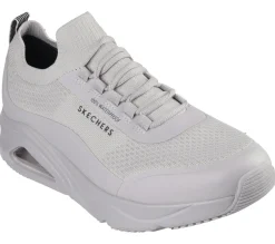 Lace Up|Athletic Sneakers<SKECHERS Waterproof: Tres-Air Uno - Weathair Knit TAUPE