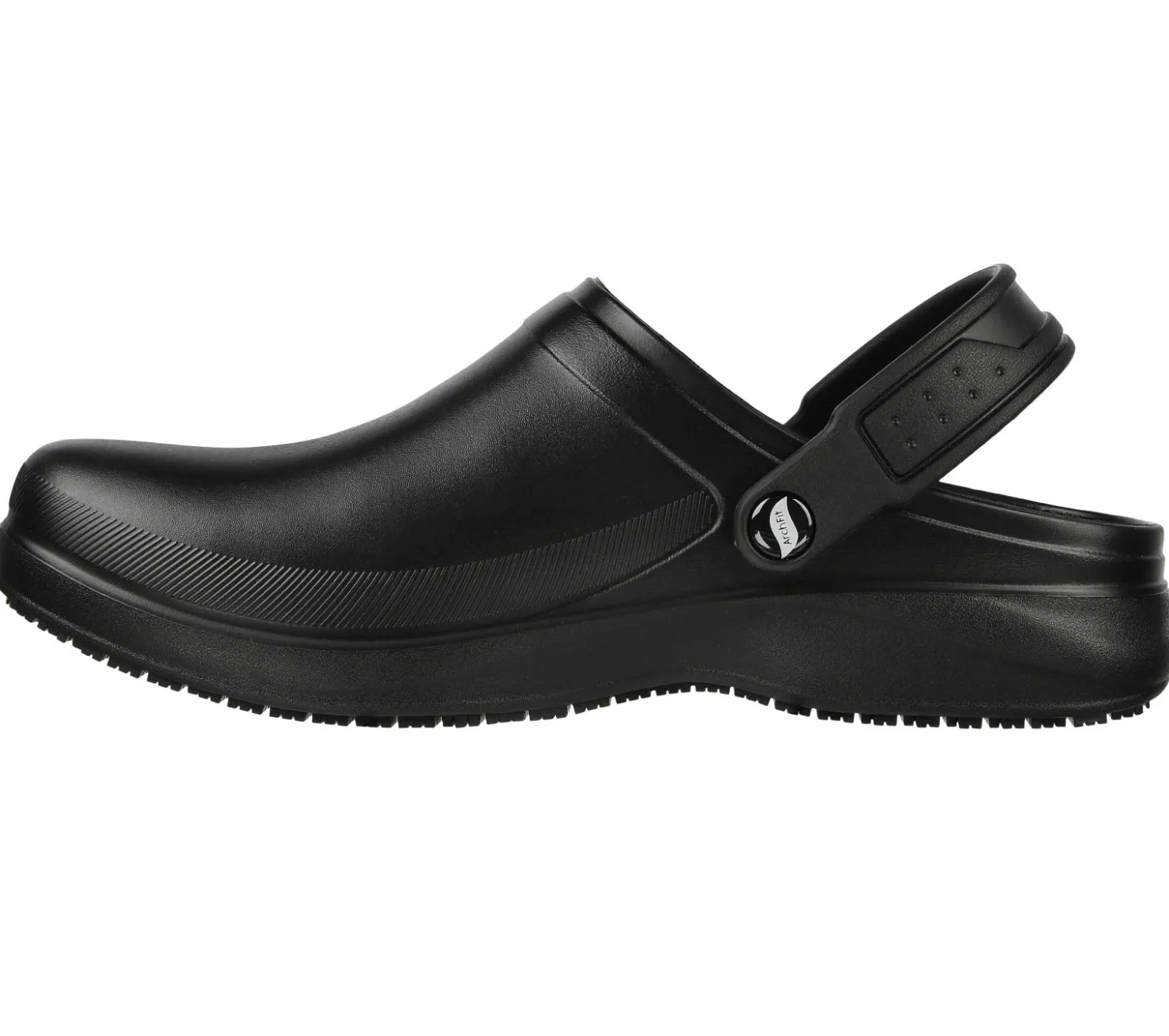 Work & Safety|Slip-Ons<SKECHERS Work Arch Fit: Riverbound SR BLACK