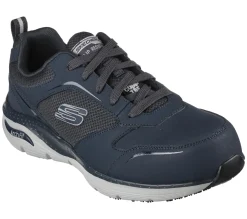 Work & Safety|Lace Up<SKECHERS Work: Arch Fit SR - Angis Comp Toe NAVY / GRAY