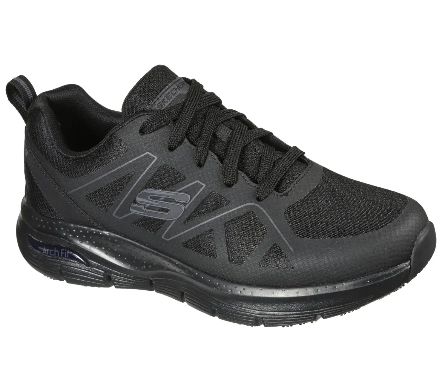 Work & Safety|Lace Up<SKECHERS Work: Arch Fit SR - Axtell BLACK