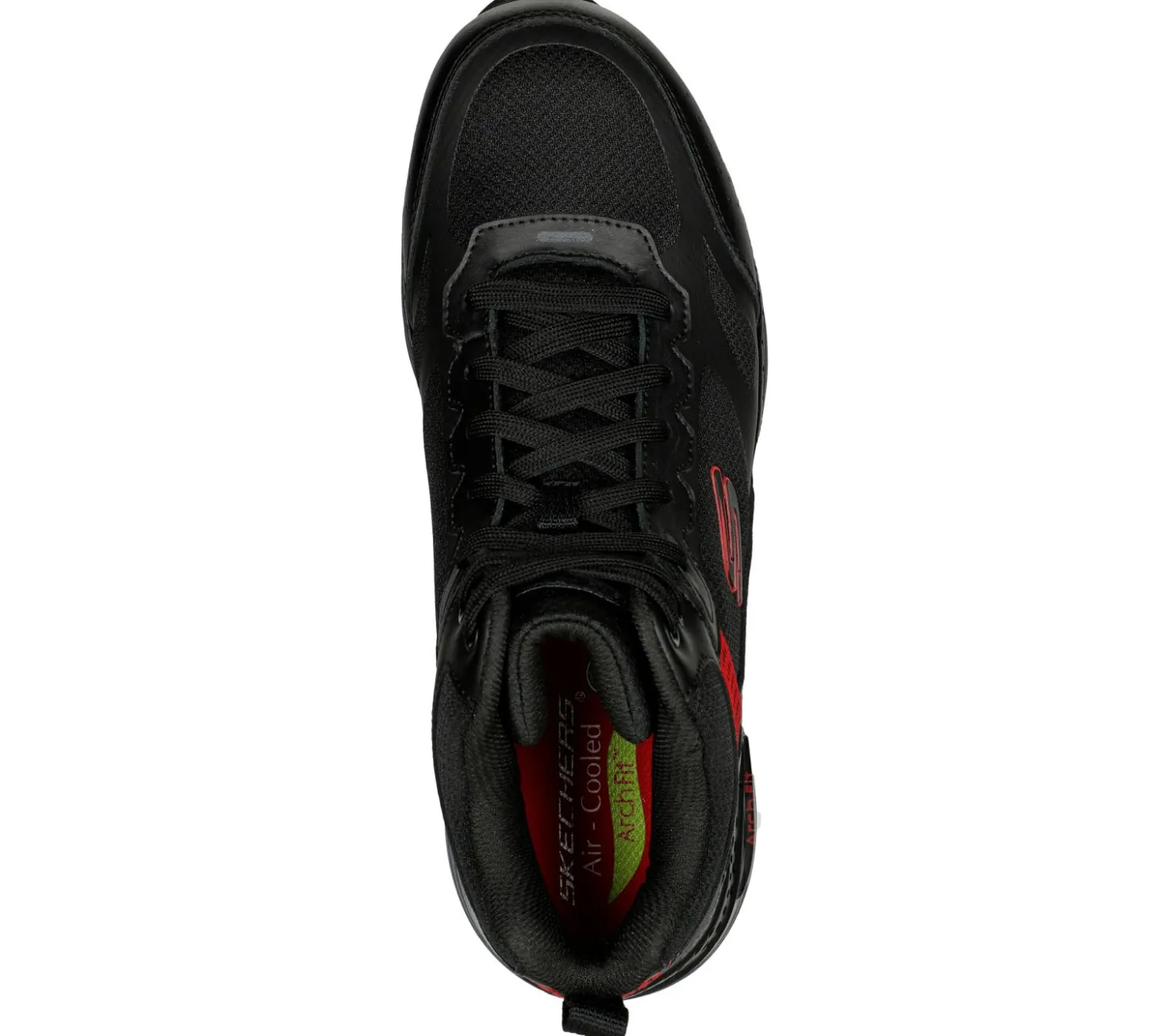 Lace Up|Boots<SKECHERS Work: Arch Fit SR - Bensen BLACK / RED