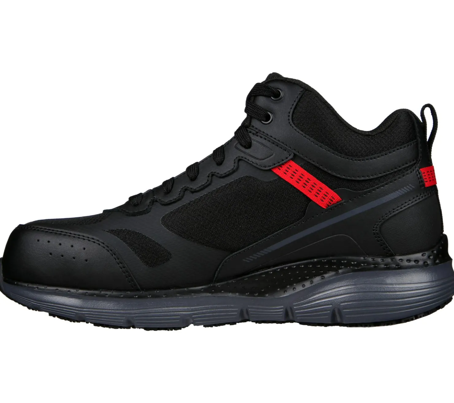Lace Up|Boots<SKECHERS Work: Arch Fit SR - Bensen BLACK / RED