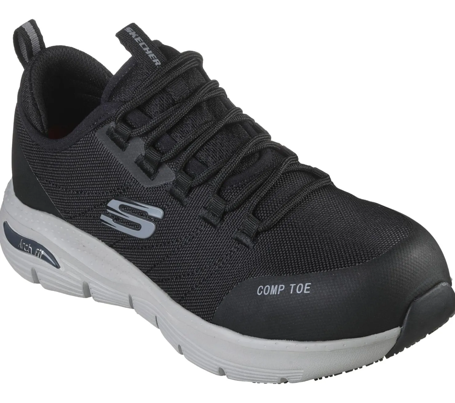 Work & Safety<SKECHERS Work: Arch Fit SR - Ebinal BLACK / GRAY