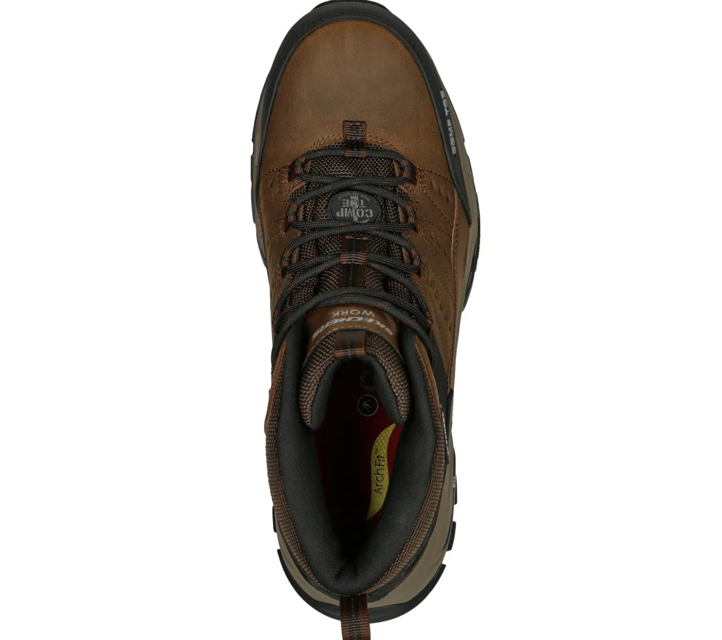 Boots<SKECHERS Work: Arch Fit Tarver CT BROWN / BLACK
