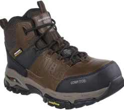 Boots<SKECHERS Work: Arch Fit Tarver CT BROWN / BLACK