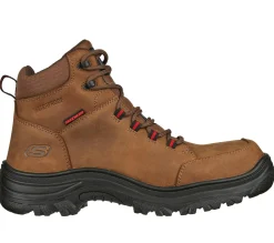 Work & Safety|Lace Up<SKECHERS Work: Burgin - Benafick ST BROWN