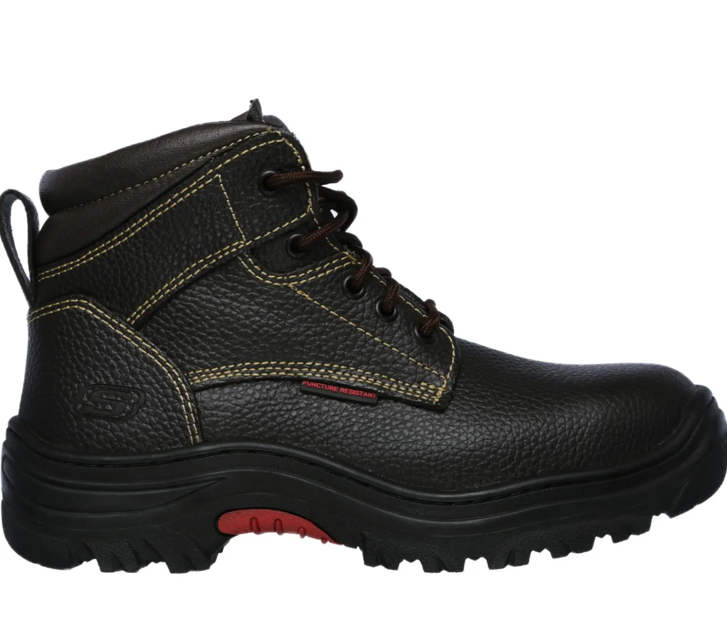 Work & Safety|Lace Up<SKECHERS Work: Burgin - Tarlac ST BROWN