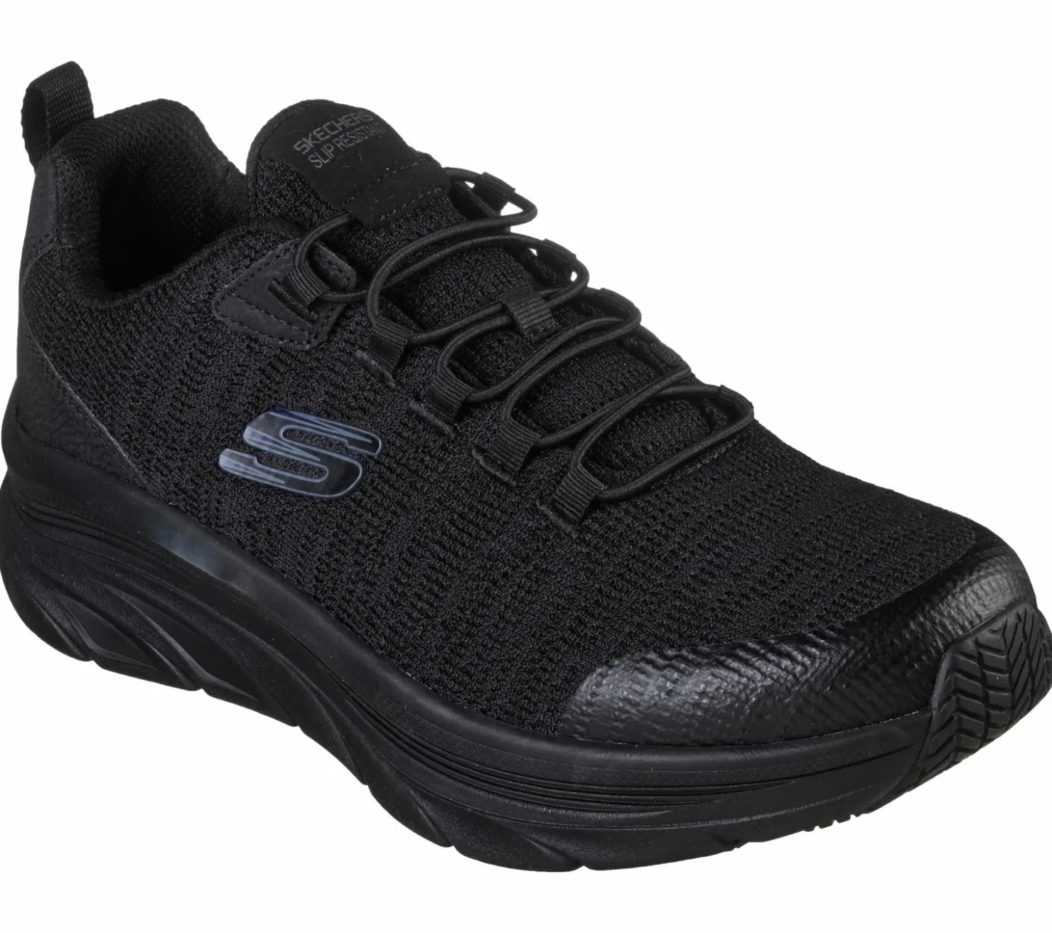 Work & Safety|Slip-Ons<SKECHERS Work: D'Lux Walker SR - Luxir BLACK