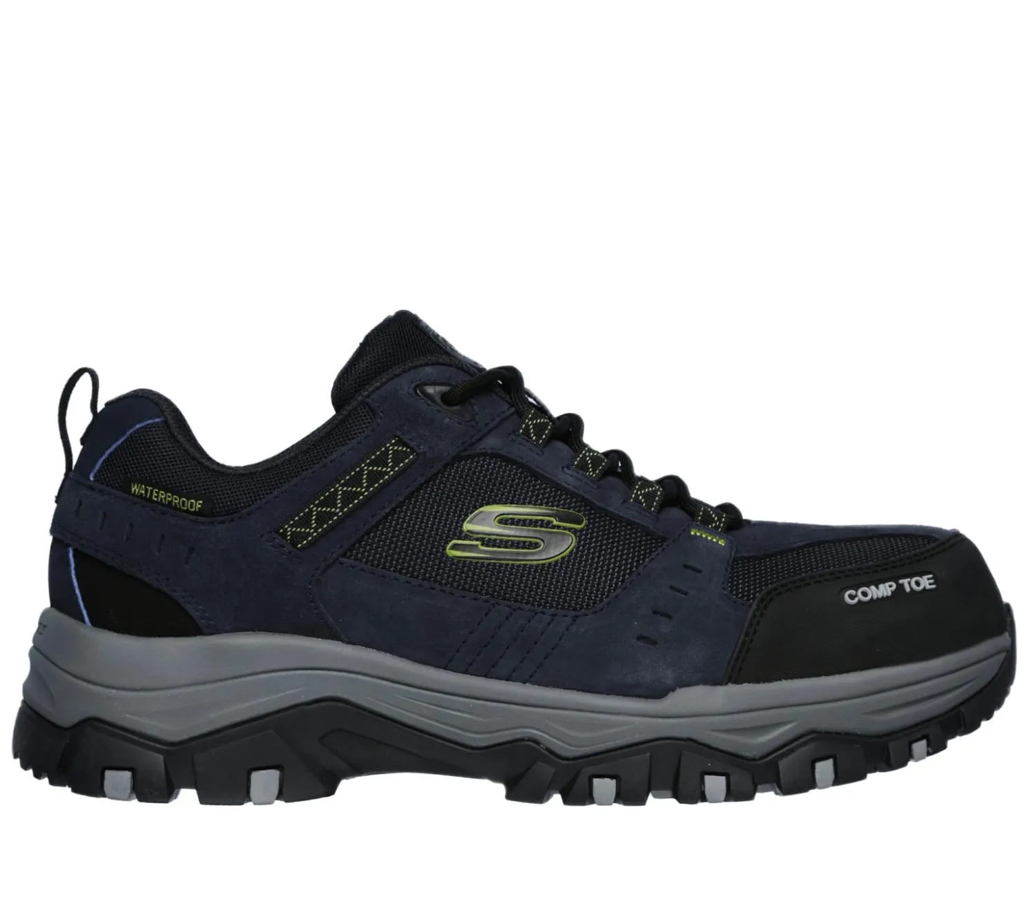 Work & Safety|Lace Up<SKECHERS Work: Greetah Comp Toe NAVY / BLACK