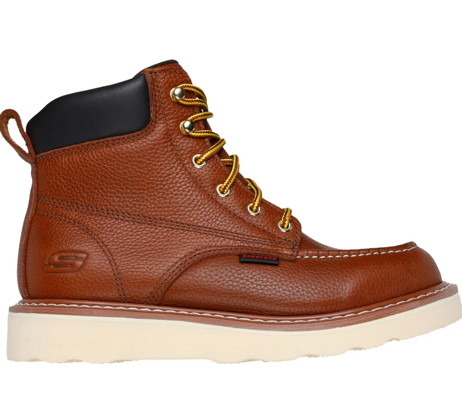 Work & Safety|Lace Up<SKECHERS Work: Kadmiel - Bennot RED / BROWN