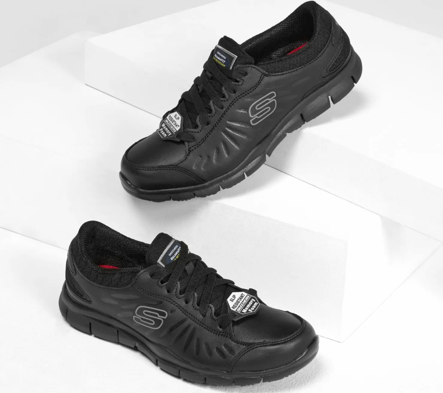 Work & Safety<SKECHERS Work: Relaxed Fit - Eldred SR BLACK