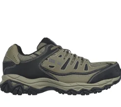 Work & Safety|Lace Up<SKECHERS Work Relaxed Fit: Cankton ST PEBBLE / BLACK