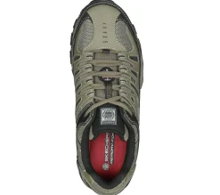 Work & Safety|Lace Up<SKECHERS Work Relaxed Fit: Cankton ST PEBBLE / BLACK