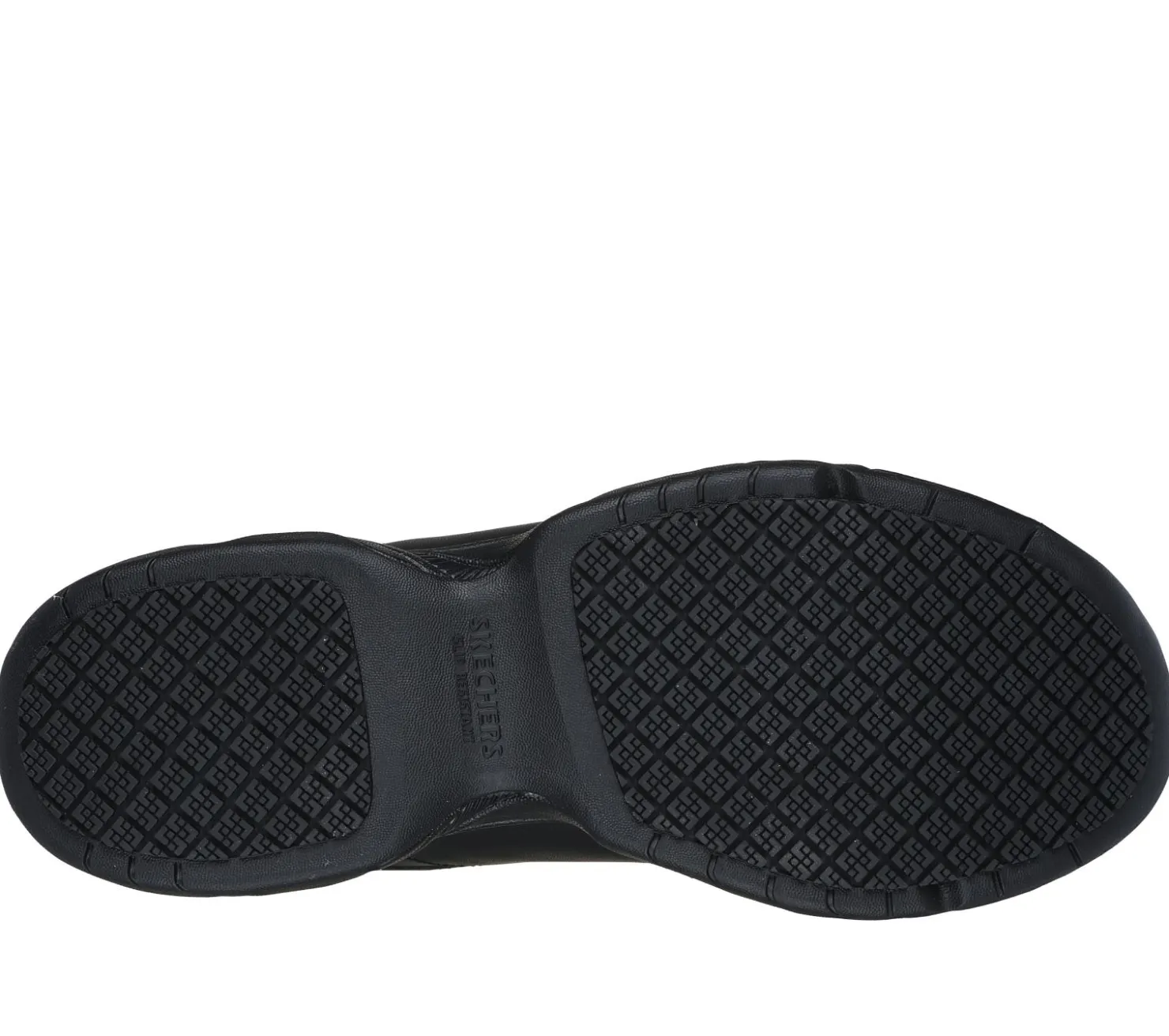 Lace Up<SKECHERS Work Relaxed Fit: Dighton - Strits BLACK