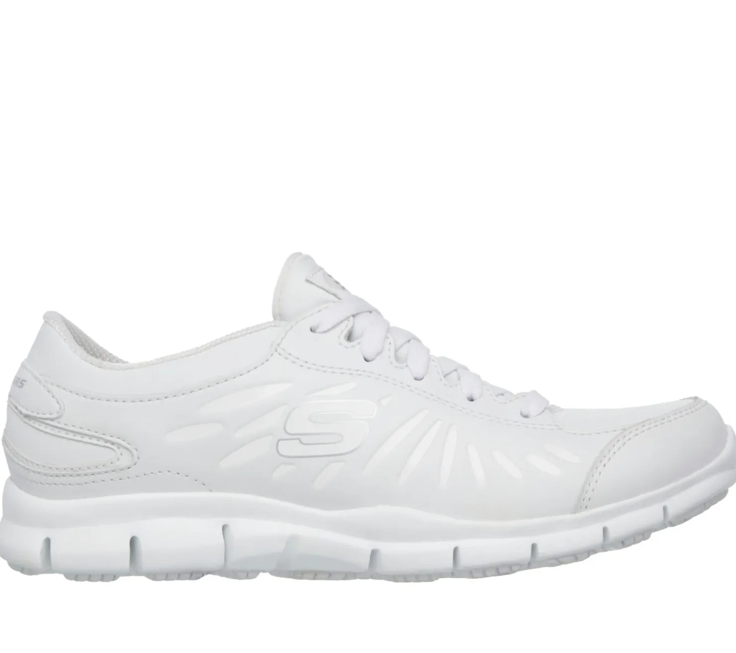 Work & Safety<SKECHERS Work Relaxed Fit: Eldred - Dewey SR WHITE