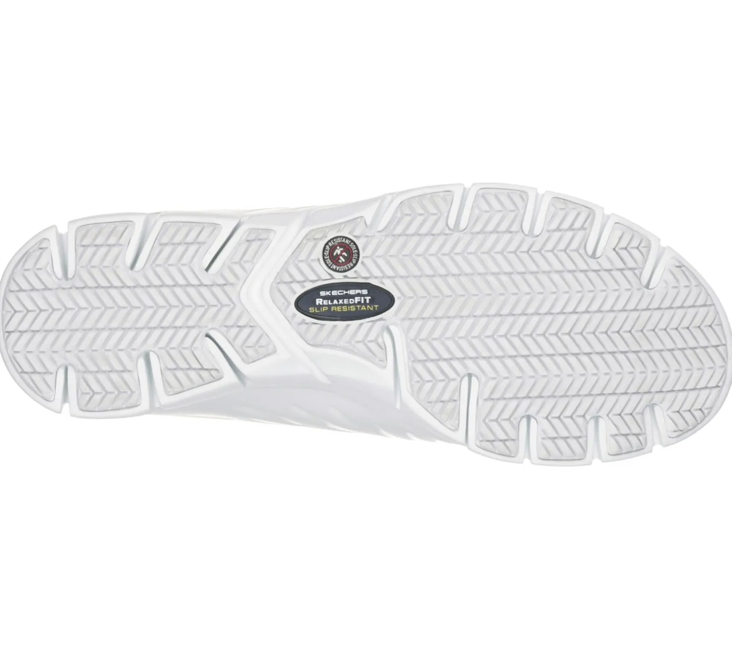 Work & Safety<SKECHERS Work Relaxed Fit: Eldred - Dewey SR WHITE