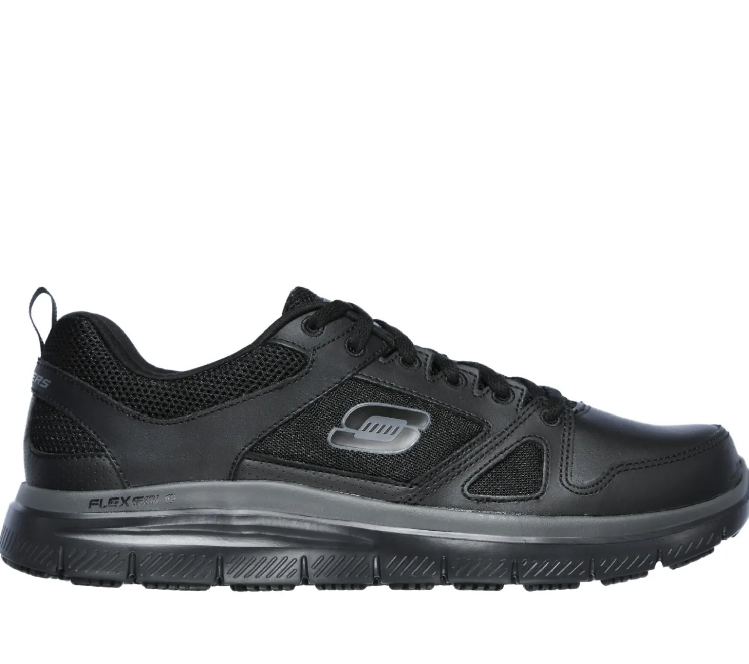 Work & Safety|Lace Up<SKECHERS Work Relaxed Fit: Flex Advantage SR BLACK