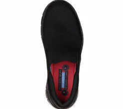 Work & Safety|Slip-Ons<SKECHERS Work Relaxed Fit: Flex Advantage - McAllen SR BLACK