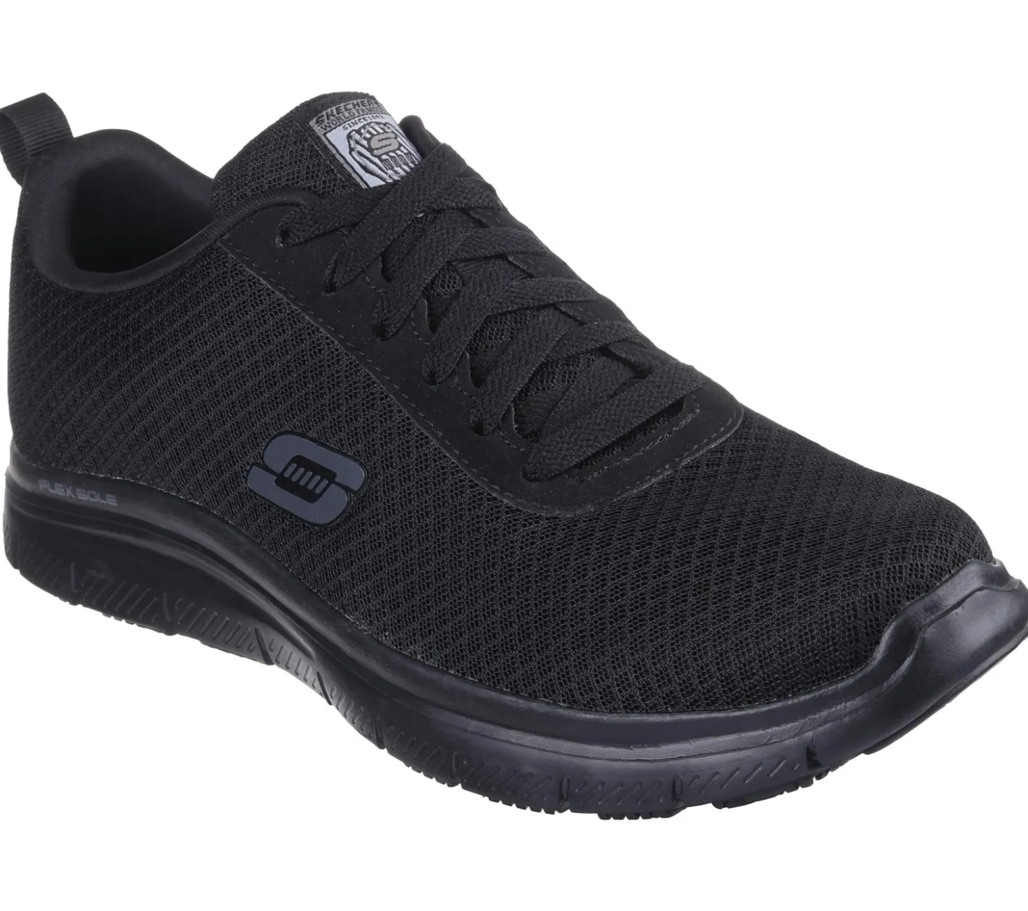 Work & Safety|Lace Up<SKECHERS Work Relaxed Fit: Flex Advantage - Bendon SR BLACK