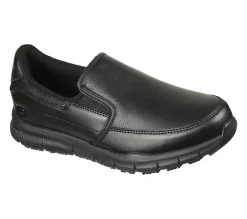 Work & Safety<SKECHERS Work Relaxed Fit: Nampa - Annod SR BLACK