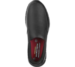 Work & Safety|Slip-Ons<SKECHERS Work Relaxed Fit: Nampa - Groton SR BLACK