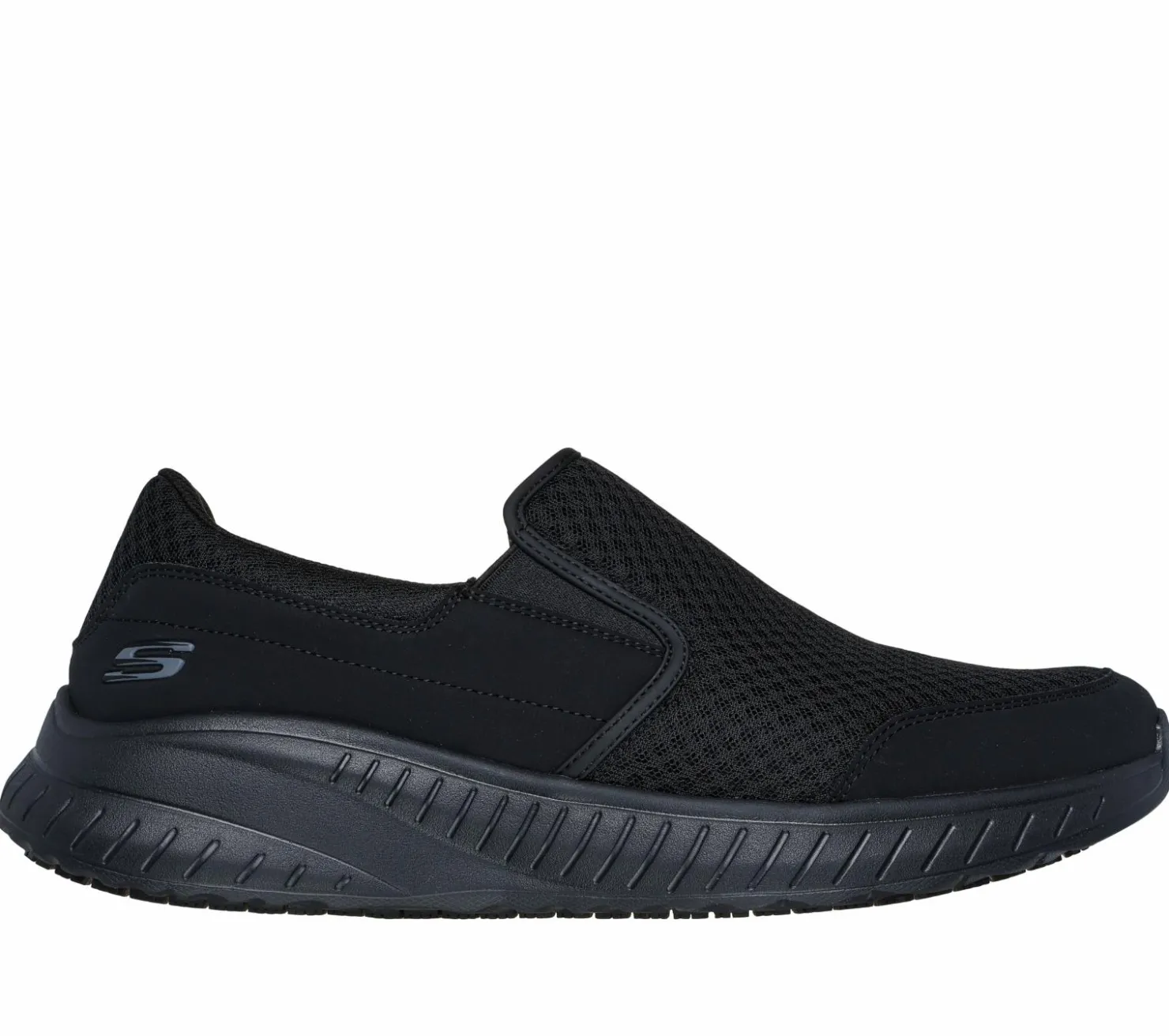 Work & Safety|Slip-Ons<SKECHERS Work Relaxed Fit: Squad Chaos SR - Urgran BLACK