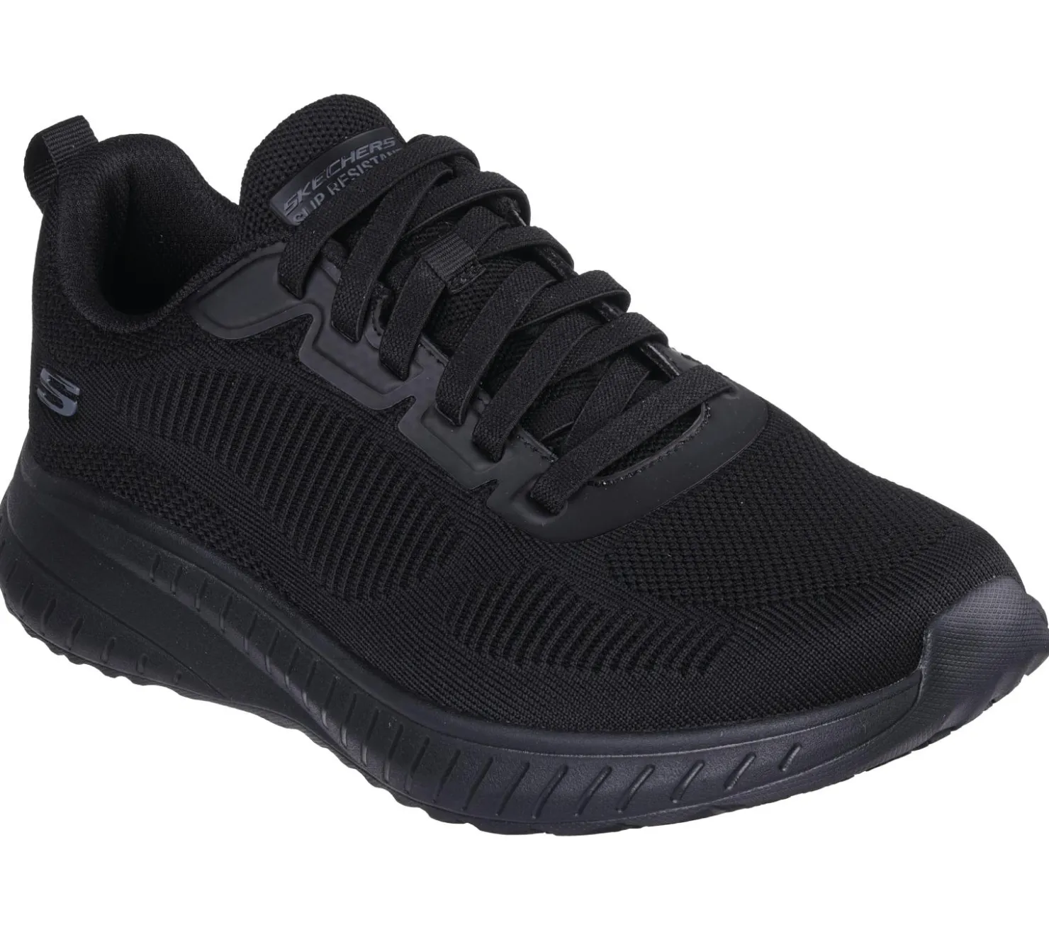 Work & Safety<SKECHERS Work Relaxed Fit: Squad Chaos Slip Resistant - Fellker BLACK