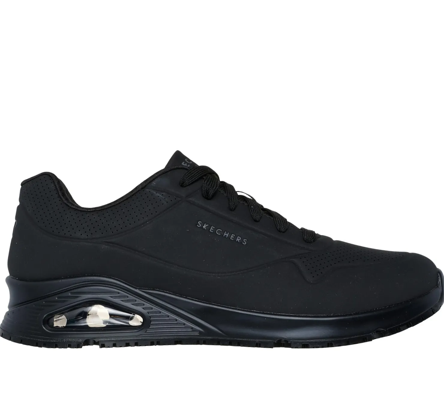 Work & Safety|Lace Up<SKECHERS Work Relaxed Fit: Uno SR - Sutal BLACK
