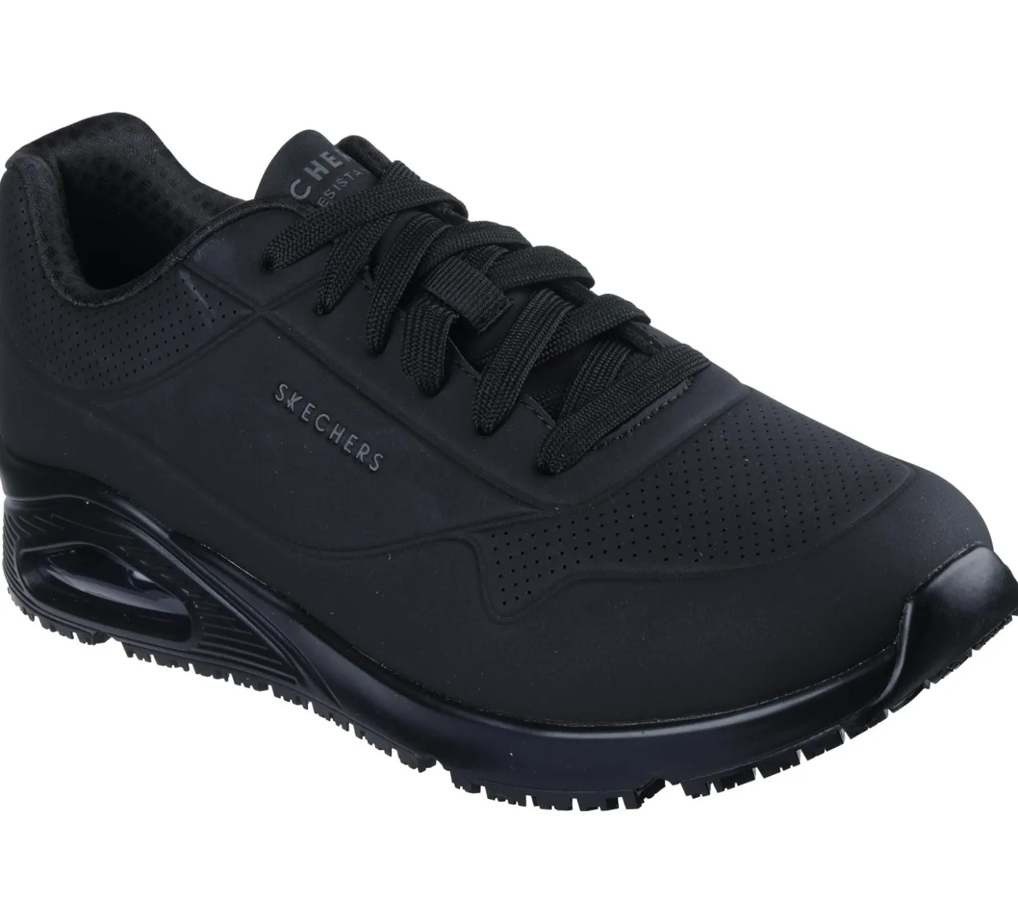 Work & Safety|Lace Up<SKECHERS Work Relaxed Fit: Uno SR - Sutal BLACK