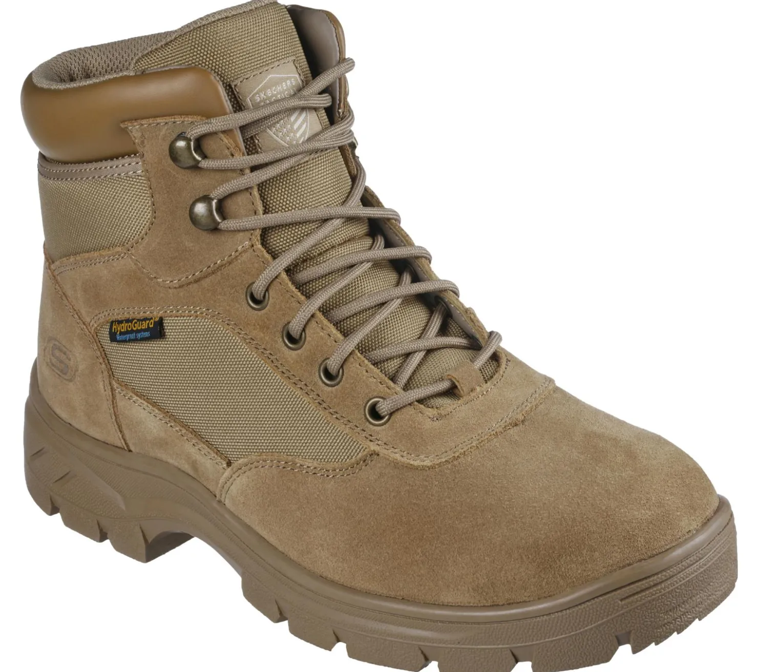 Work & Safety|Boots<SKECHERS Work Relaxed Fit: Wascana - Millit WP CAMEL