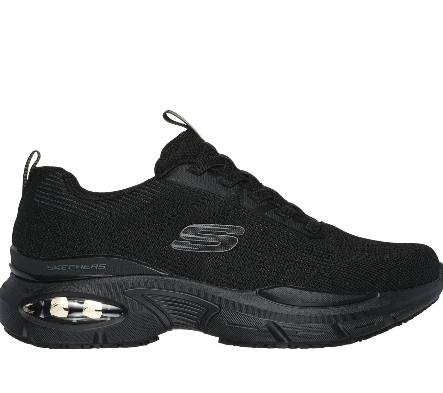 Work & Safety|Slip-Ons<SKECHERS Work: Skech-Air Ventura SR BLACK