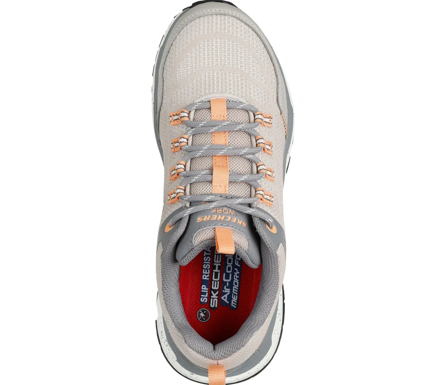 Work & Safety<SKECHERS Work Slip-Resistant: D'Lux Journey SR - Nixxy DARK NATURAL