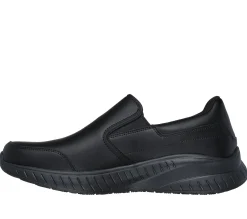 Work & Safety<SKECHERS Work Slip-Resistant Relaxed Fit: Squad Chaos - Rockrath BLACK