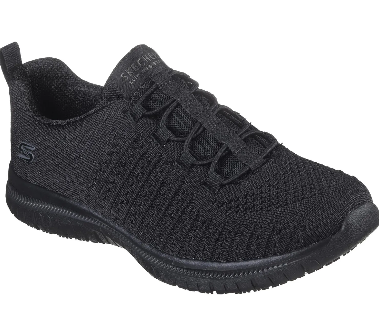 Work & Safety|Slip-Ons<SKECHERS Work Slip-Resistant: Virtue BLACK