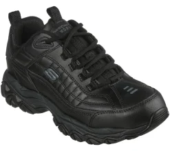 Work & Safety|Lace Up<SKECHERS Work: Soft Stride - Fambli SR BLACK